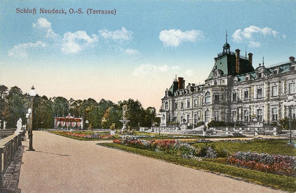 Postkarte Schloss Neudeck. 