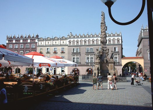 Der Marktplatz von Ratibor.