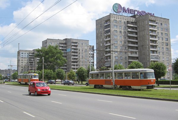 Der Moskauer Prospekt in Königsberg/ Kaliningrad, 2007. 