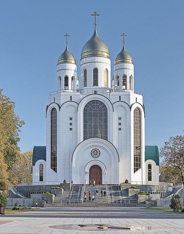 Die neue russisch-orthodoxe Kathedrale von Königsberg.