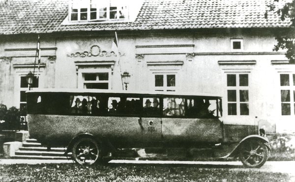Gut Klein-Rödersdorf: Abfahrt zur Königsberger Ostmesse, 1926. 