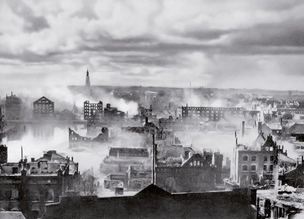 Das zerstörte Königsberg, 1944. 
