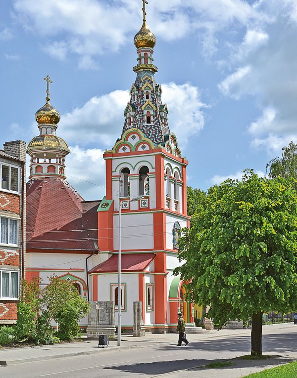 Die neue russisch-orthodoxe Kirche in Gumbinnen, 2015.
